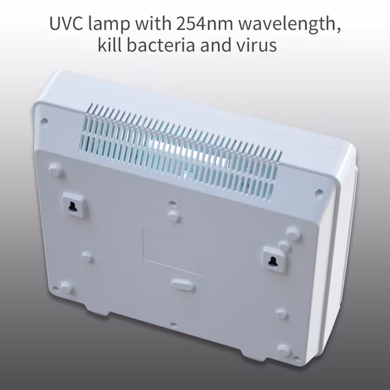 Filtro HEPA com luz UV montado na parede pequeno purificador de esterilizador de ar de mesa melhor preço