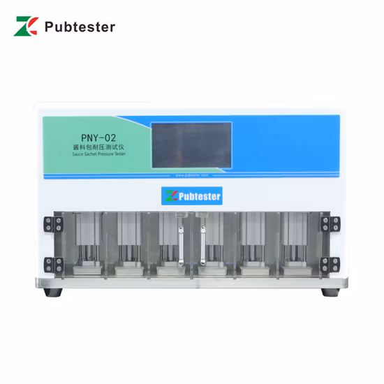 Testador de compressão de carga estática de pacote de pacote de ketchup